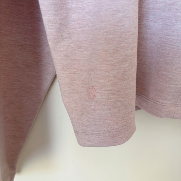 Lululemon Tuck & Gather Pullover 10 Heathered Mod Faint Coral - Picture 6 of 7